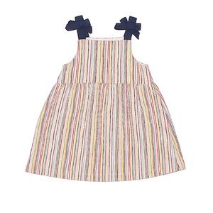 Zara pinafore multicolored striped dress